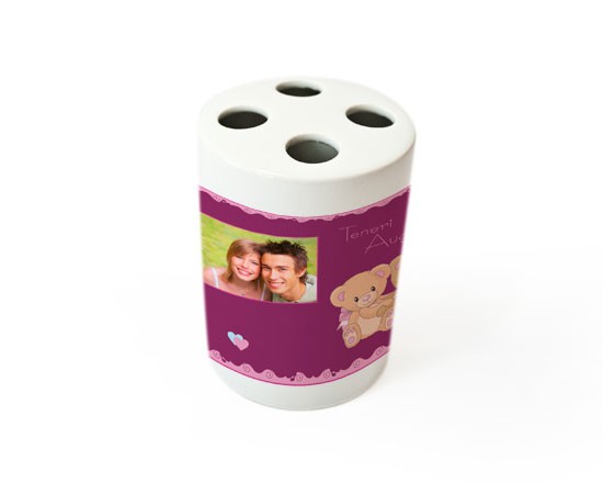 portaspazzolini in ceramica stampato