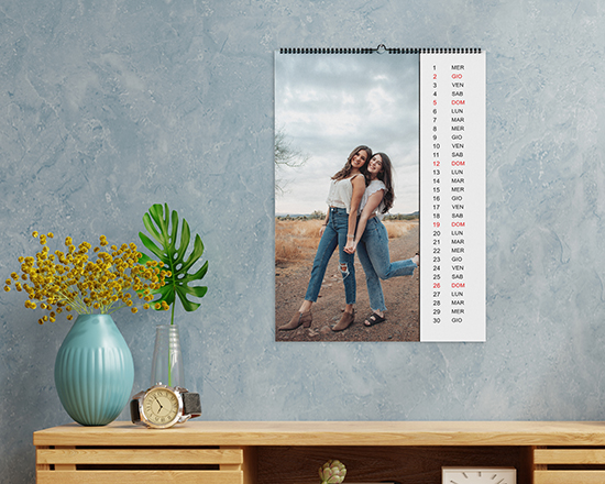 Calendario personalizzato con foto