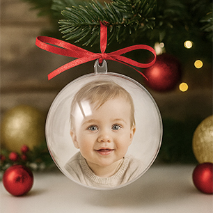 palline di natale personalizzate con foto
