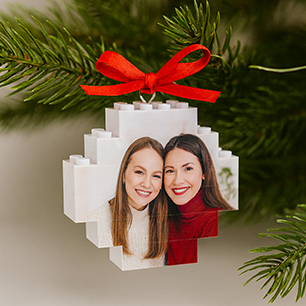 palline di natale personalizzate in mattoncini