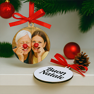 palline di natale personalizzate in legno