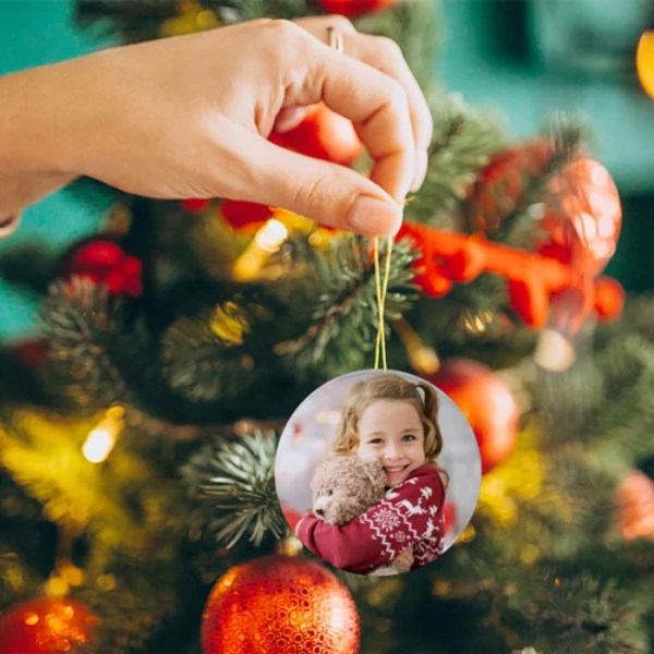 palline di natale in plexiglass personalizzate