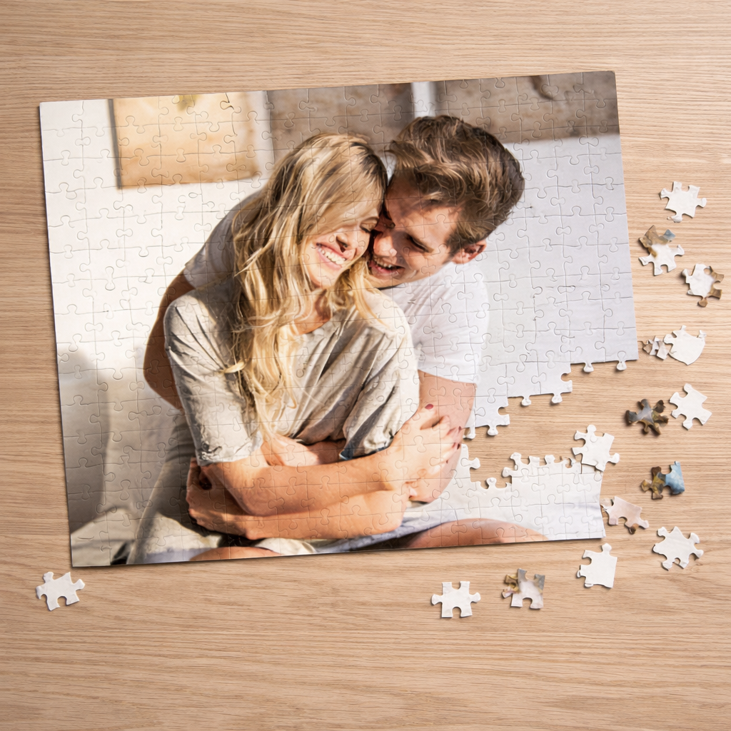 stampa puzzle con foto per uovo di pasqua