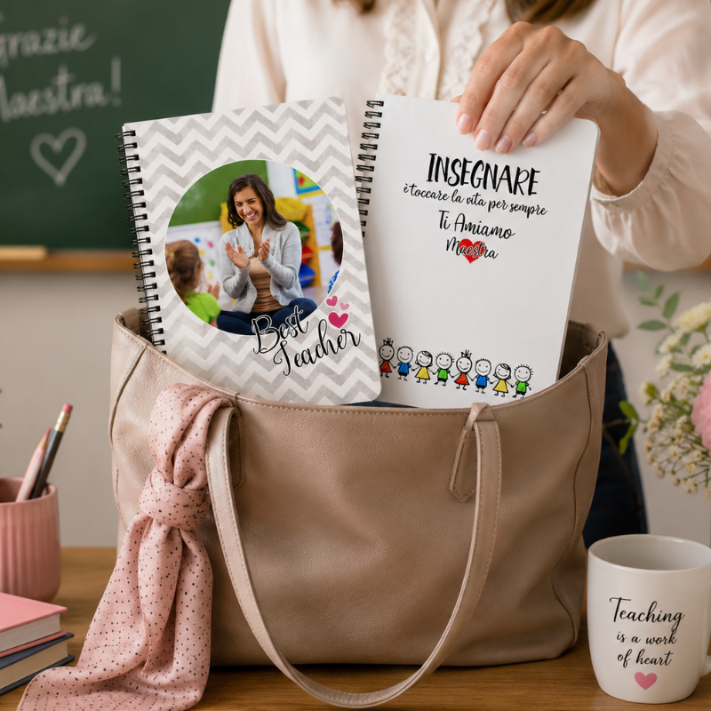 quaderni personalizzati da regalare alle maestre