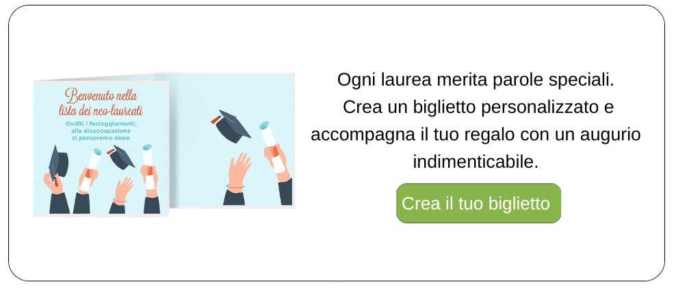 biglietti di laurea da personalizzare con frasi e auguri