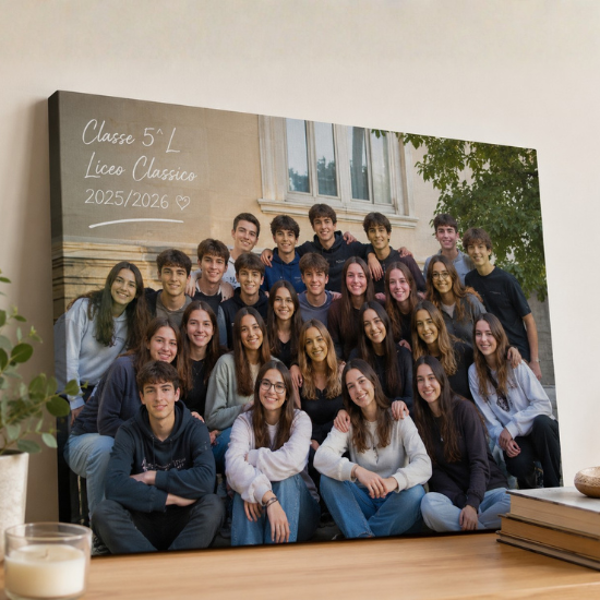 stampa su tela da regalare a chi si diploma