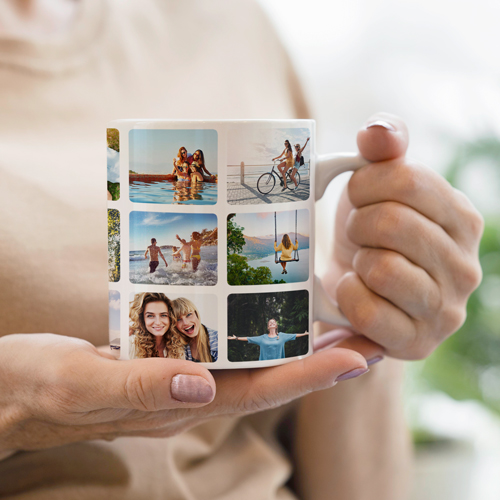 stampa foto vacanze su tazza