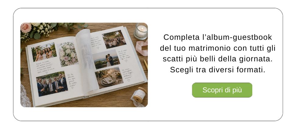 album fotografico matrimonio personalizzato