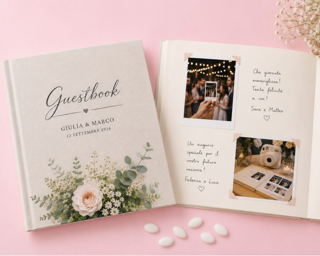 album verticale per matrimonio