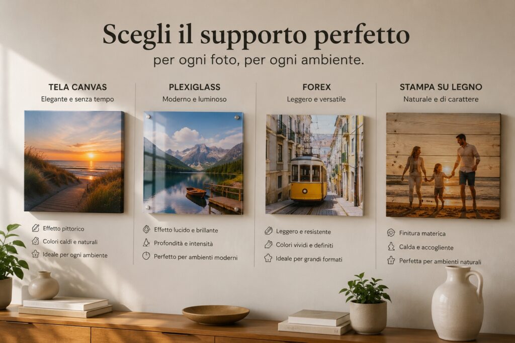 guida per la scelta dei supporti di stampa