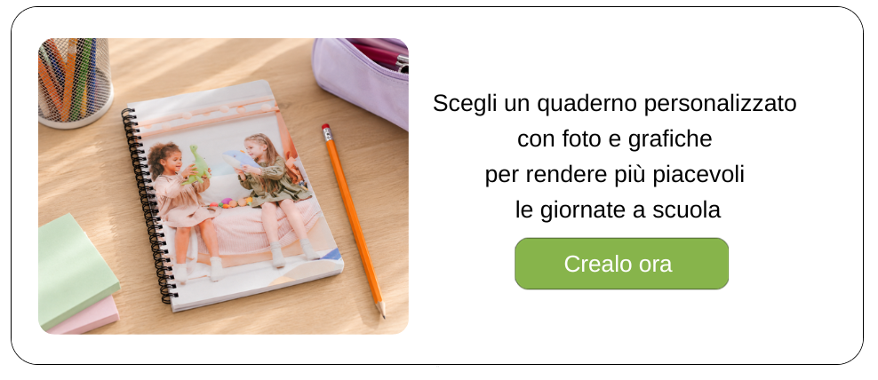 crea il tuo quaderno personalizzato
